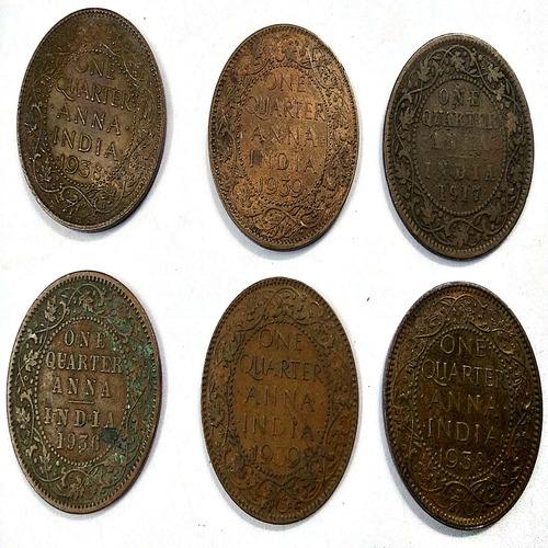 Quarter Anna Coins