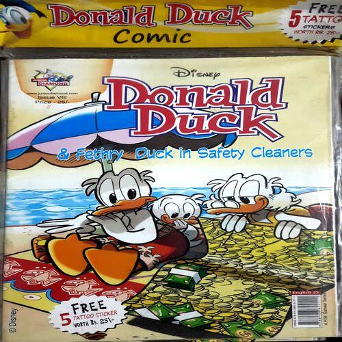 Donald Duck and Fethry Duck in the safety cleaners