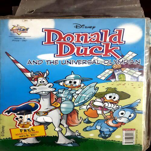 Donald Duck and the universal olympian