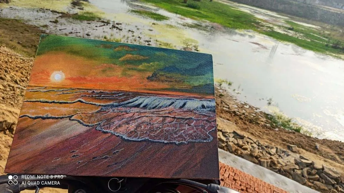 Ocean on Canvas