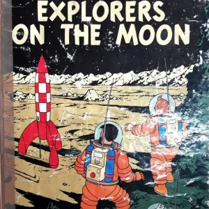 Tintin and the explorer of the moon