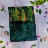 Autumn Forest with River