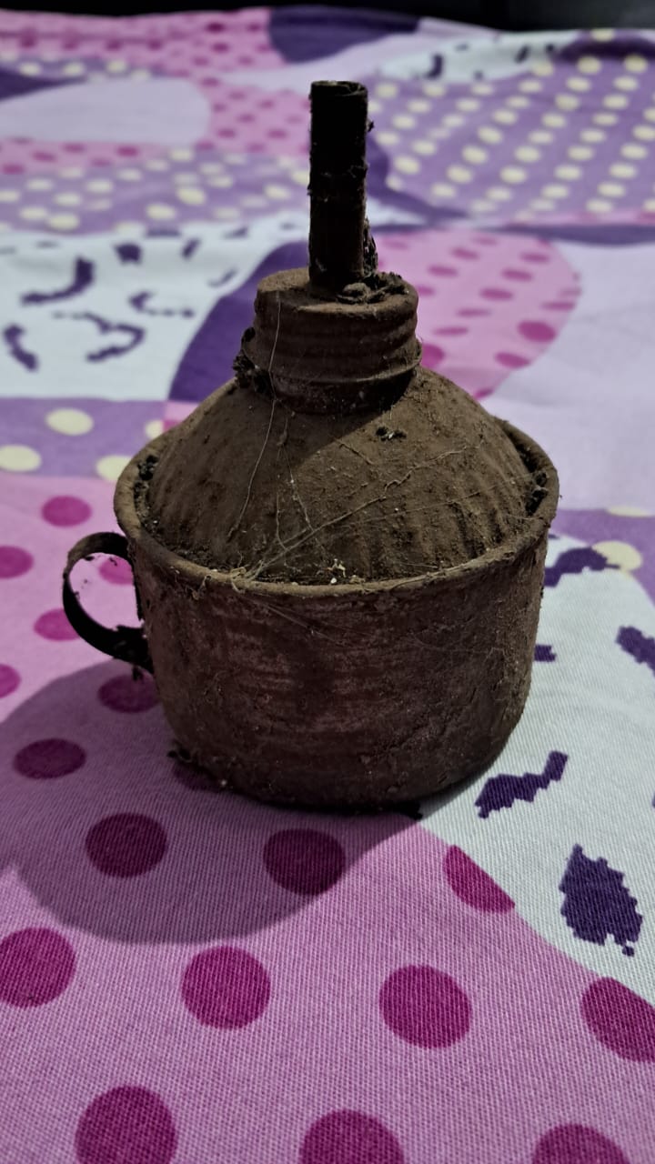 Kerosene oil Lamp Past Cart