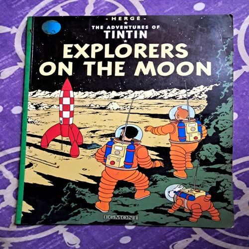 Tintin and the explorer of the moon