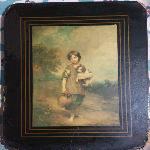 A Boy With A Puppy