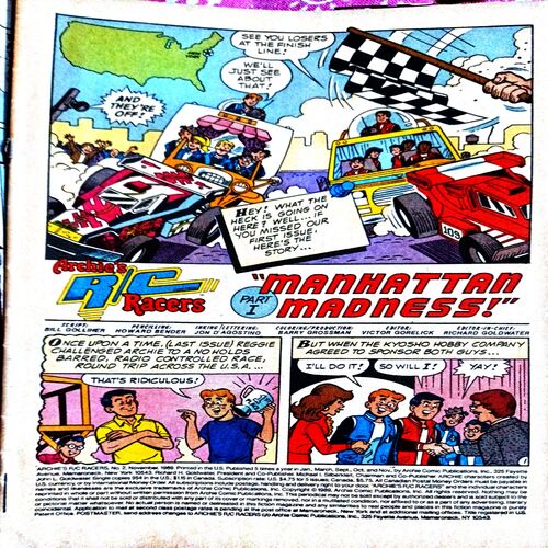 Manhattan Madness (Coverless )(Archie Series)