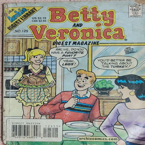 Betty And Veronica Digest Magazine , No. 125 . ( Small )