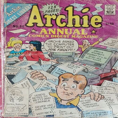 Archie Annual Comics Digest Magazine . ( Small ) .