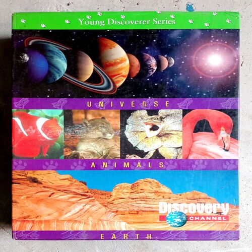 Young Discover Series  Universe, Animals, Earth (Set of 3 books))