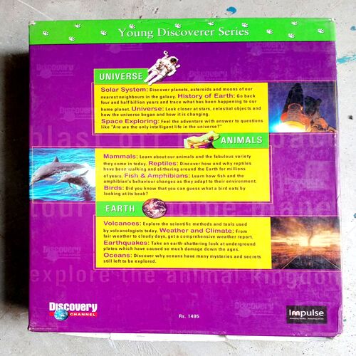 Young Discover Series  Universe, Animals, Earth (Set of 3 books))
