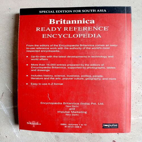 Britannica Ready Reference Encyclopedia (Set of  10 books)