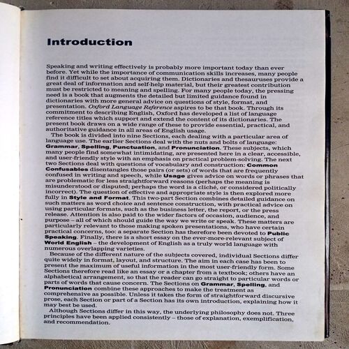 Oxford Language Reference