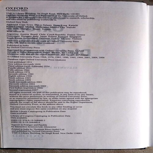 Concise Oxford English Dictionary