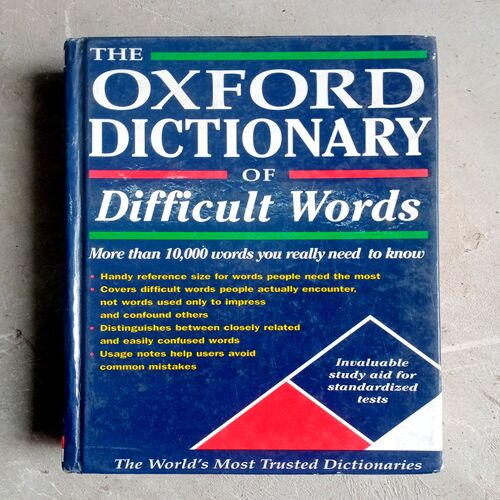 Oxford Dictionary of Difficult  Words