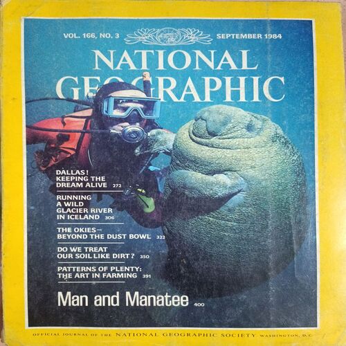 Man And Manatee (Sept 1984) (Nat Geo)