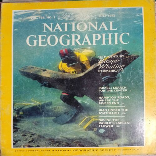 16th- Century Basque Whaling in America (July 1985) (Nat Geo)