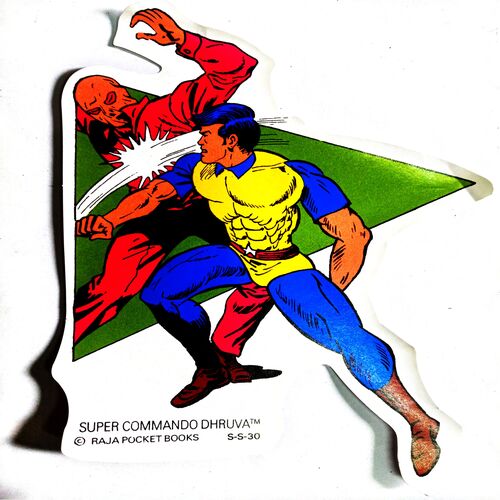 Super Cammando Dhruva Freebies Sticker