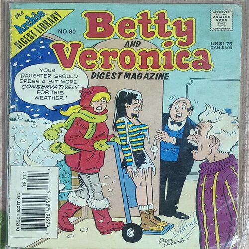 Betty And Veronica Digest Magazine No. 80 .