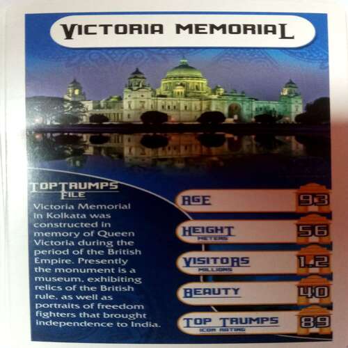 Top Trumps (Monuments of India) Playing Card