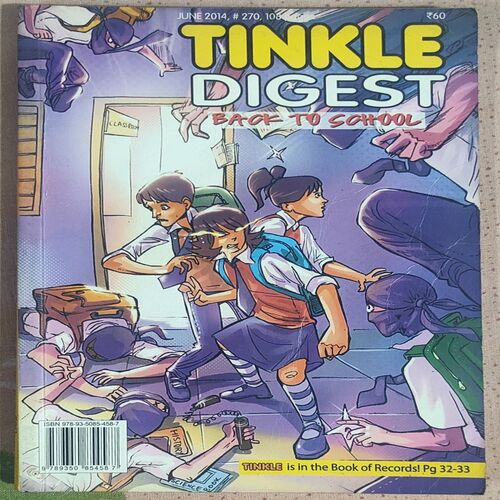 Tinkle Digest Back To School . June – 2014 , # 270 . ( Small ).