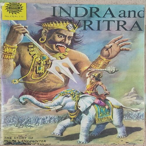 Indra And Vritra .
