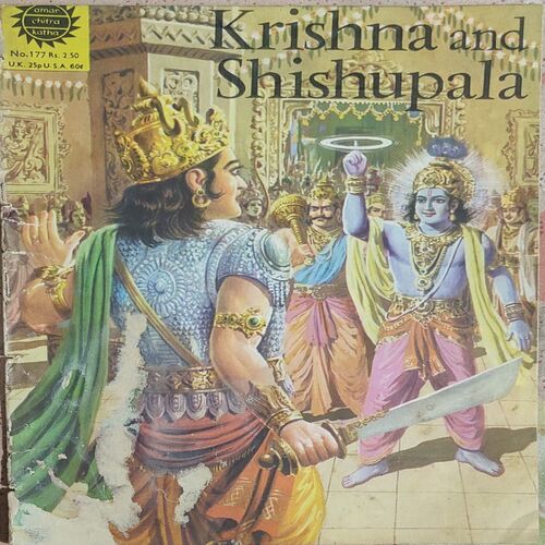 Krishna And Shishupala .