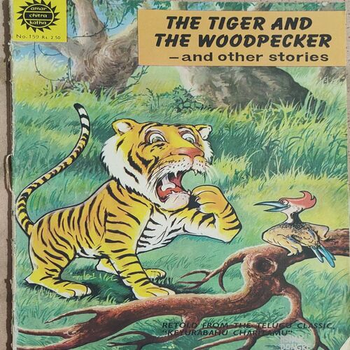 The Tiger And The Woodpecker .