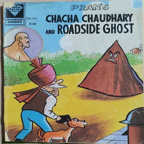 Chacha Chaudhary And Roadside Ghost .