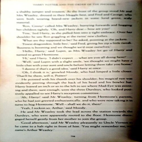 Harry Potter and the order of the Phoenix