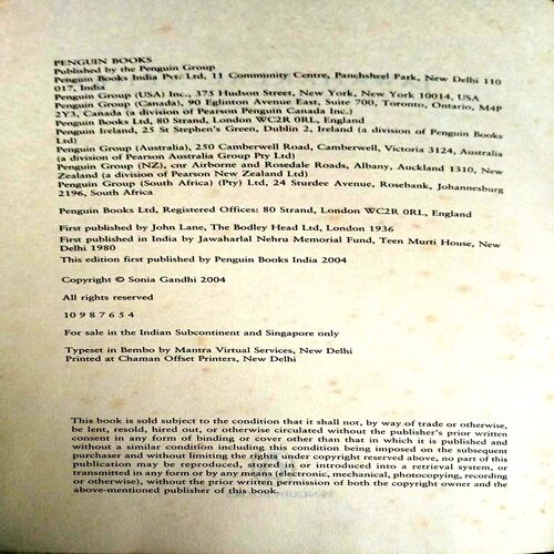 An Autobiography Of Jawahar Lal Nehru