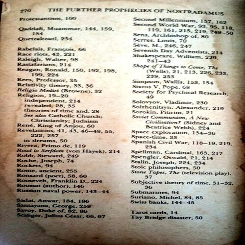 The Further Prophecies Of Nostradamus