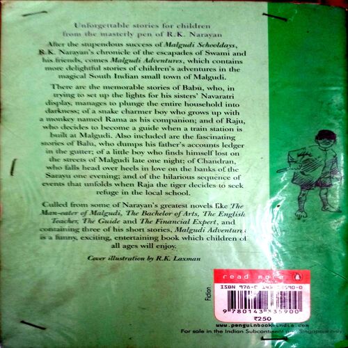 Malgudi Adventures (Classic Tales For Children)