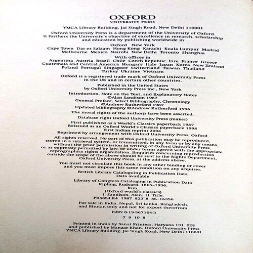 Rudyard Kipling Kim