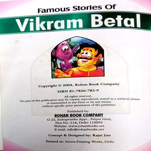 Famous Stories Of Vikram Vetal