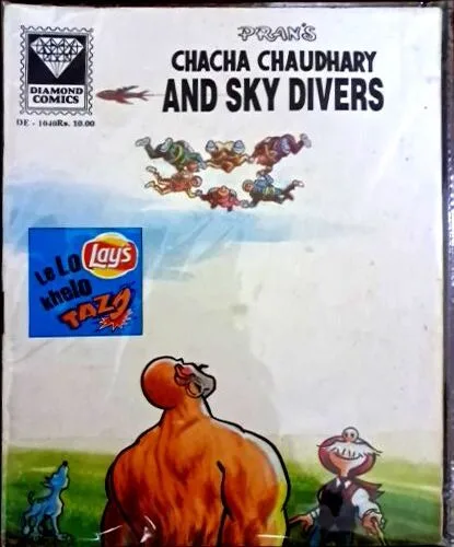 Chacha Chaudhary and sky divers