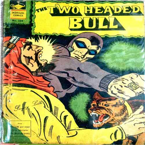 Indrajal Comics( The Two Headed  Bull)