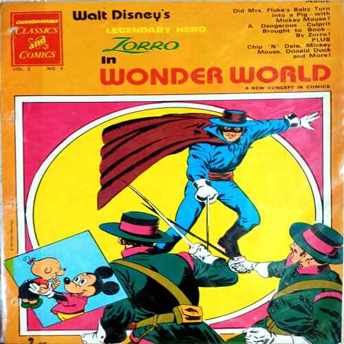 Walt Disney's  Legendary Hero Zorro in Wonde world