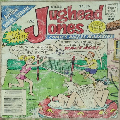 The Jughead Jones Comics Digest Magazine No. 53 . ( Small ).