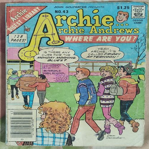 Archie Archie Andrews Where Are You No.43 . ( Small )