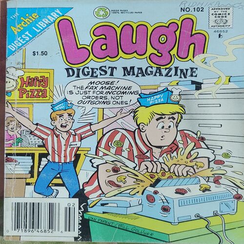 Laugh Digest Magazine No.102 . ( Small ).