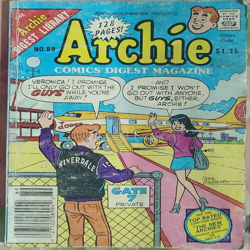 Archie Comics Digest Magazine No.89 . ( Small ) .