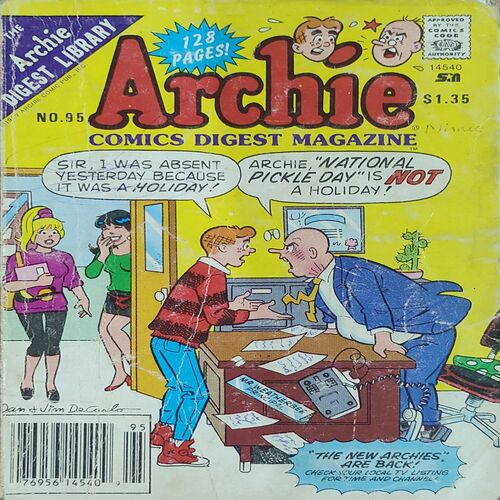 Archie Comics Digest Magazine No.95 . ( Small ) .