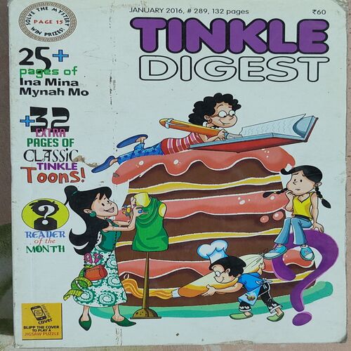 Tinkle Digest . Edition : - ( January , 2016 ) . ( Small ).