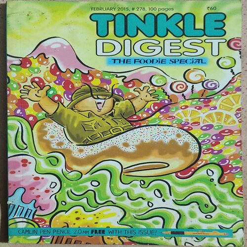 Tinkle Digest . Edition : - ( February , 2015 ) . ( Small ).