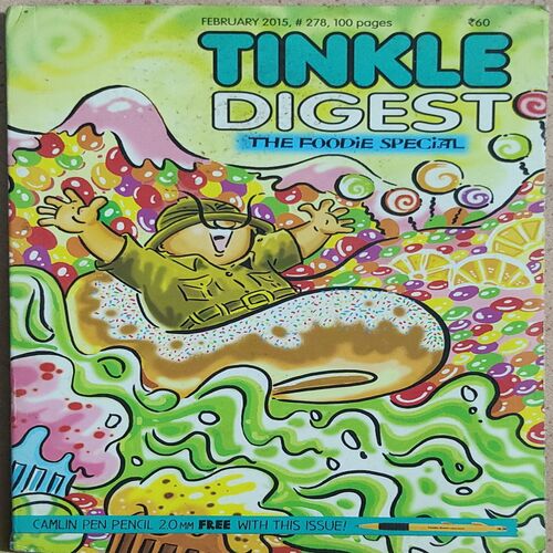 Tinkle Digest . Edition : - ( February , 2015 ) . ( Small ).