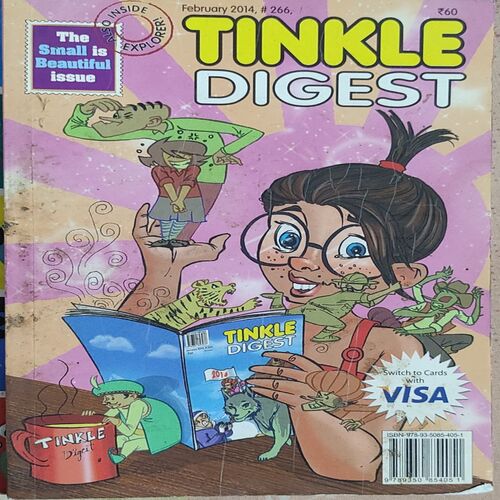 Tinkle Digest . Edition : - ( February , 2014 ) . ( Small ).