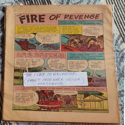 The Fire Of Revenge . ( Coverless )