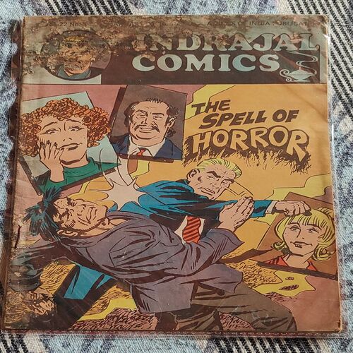 The Spell Of Horror . ( Front Cover Upper Side Damage ).