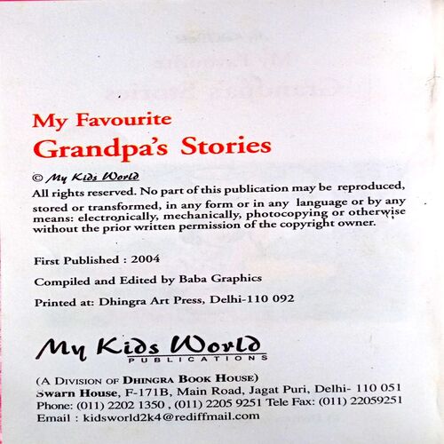 Grandpa's Stories