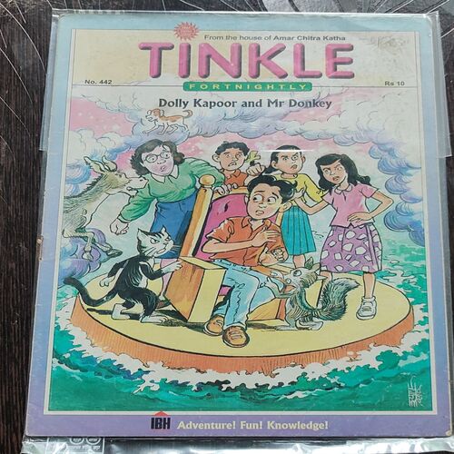 Tinkle Fortnightly No. 442 . ( DOLLY KAPOOR AND MR. DONKEY  ) ACK .